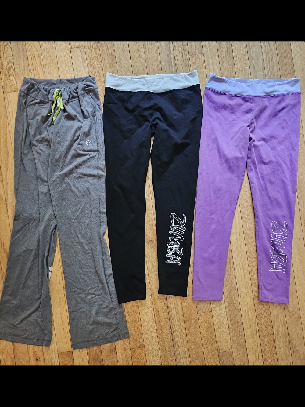 Vintage Zumba Leggings & Dance Pants Lot | Y2K Activewear Bundle | 3 Pieces